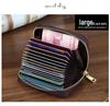 Women's Anti-Demagnetization Card Holder Wallet with ID and Driver's License Slots, Large Capacity, Multi-Card and Coin Purse