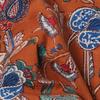 Kardo Ronen Camp Shirt  Floral Vine Print  Rust Kdf1m40002a49