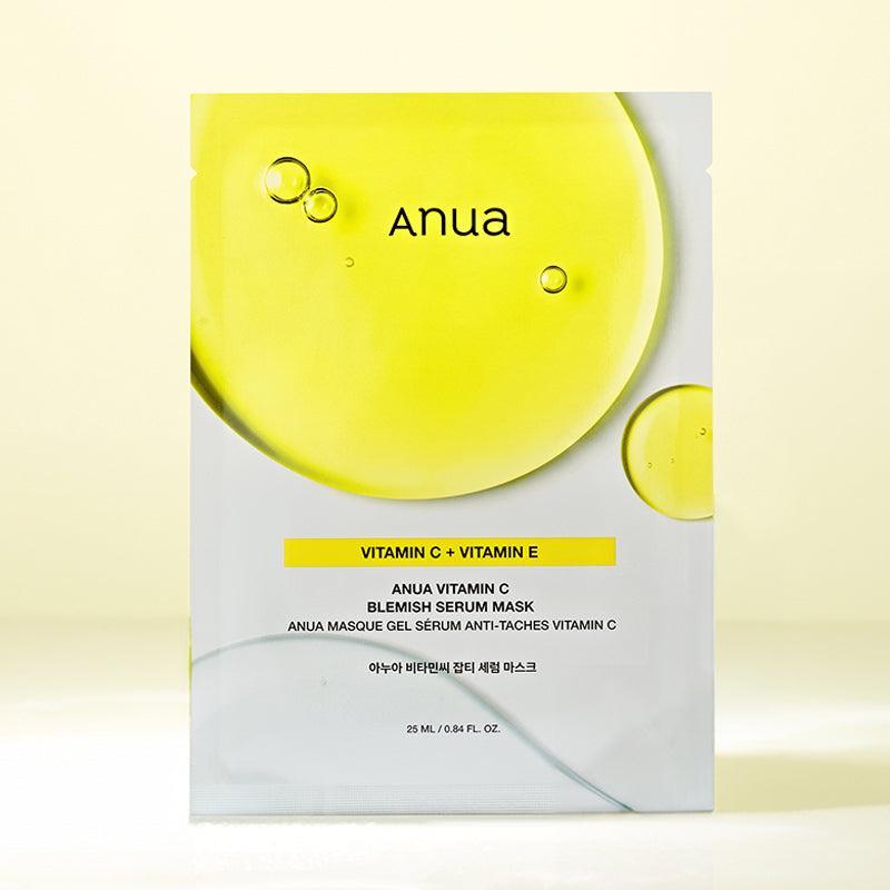 Anua Green Lemon Vita C Serummaske gegen Hautunreinheiten, 25 ml, 10 Stück