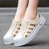 Summer Couple Hollow Hole Shoes Wearing Casual and Fashionable Beach Breathable and Non slip Soft Sole Sandals Dance