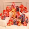 New Year Plush Toy Horse Zodiac Figurine With Pp Cotton For Good Luck Gift