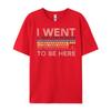 Lustiges PC-Gamer Ich war AFK, um hier zu sein Weg von der Tastatur Rot und Schwarz Grafik T-Shirt für Erwachsene Frühling Herrenbekleidung Angebote