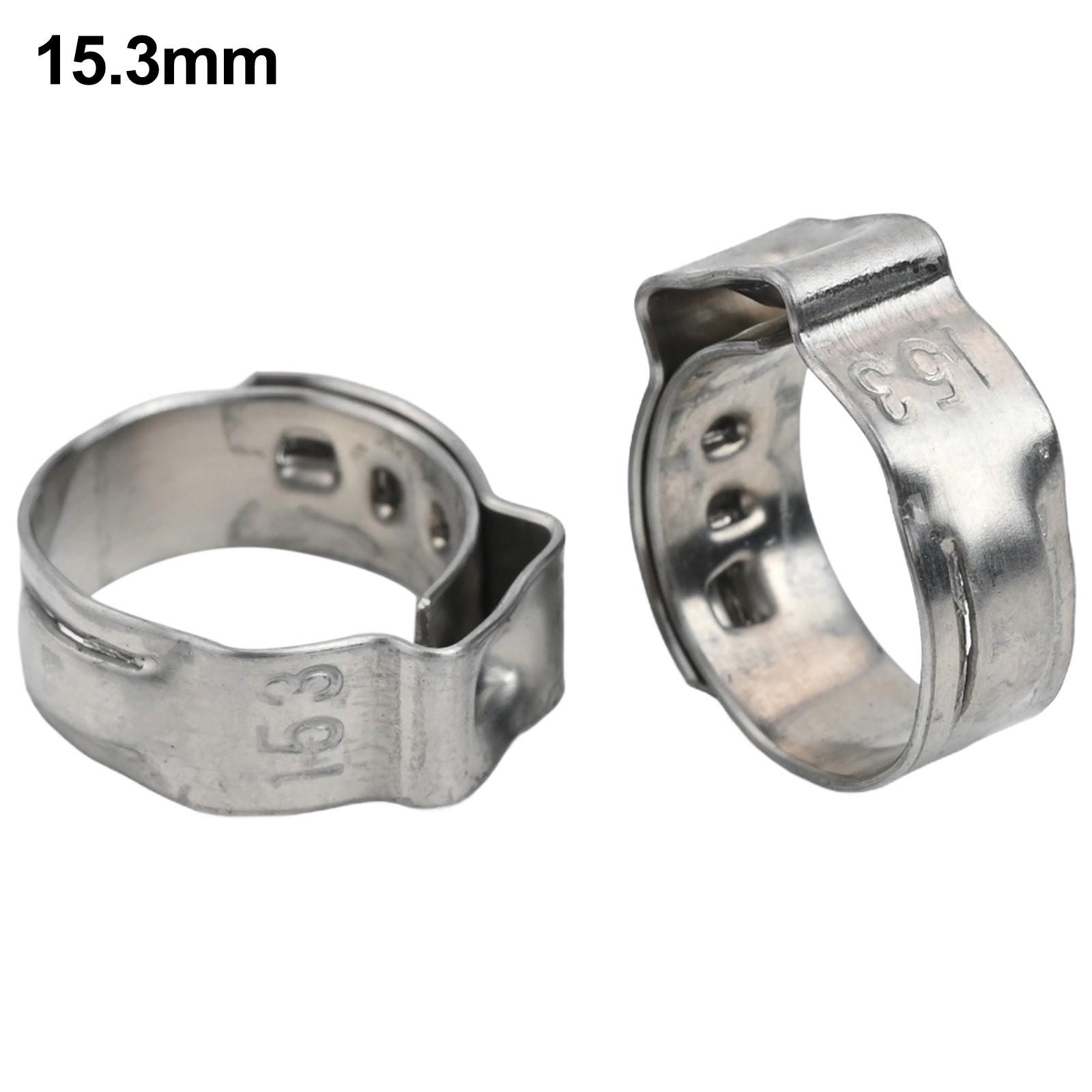 

Одинарные бесступенчатые хомуты из нержавеющей стали для различных шлангов Нержавеющая сталь 15.3MM