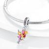 Fit Charms For Original Bracelets Diy Rose Daisy Tulip Charm Beads 100% Copper Jewelry Making Necklace For Women Gift