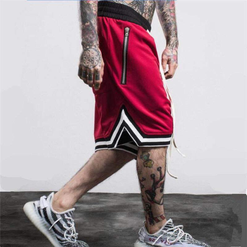 Quick-Dry Men's Mesh Basketball & Running Shorts - Breathable & Loose-Fit for Fitness and Training