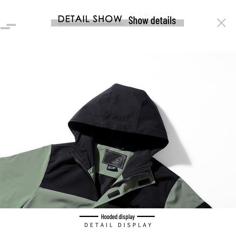 Lättviktig Vattentät Vindjacka för Herrar för Vår & Höst Bergsklättring