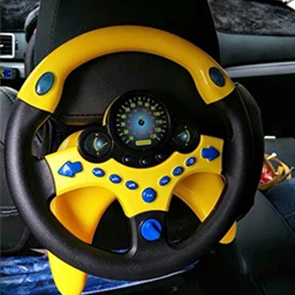 Multi Functional Simulation Steering Wheel Toys Montessori Simulate Driving Car Toy  Kids Toys