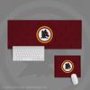 New Creative Extra Large Leather Non-slip Stain Resistant Mouse Pad Office Keyboard Table Football Fan Supplies Student Gift Roma Totti Periphery
