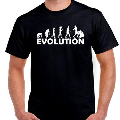 Människans evolution soptunna T-shirt Tee Grottmänniska alla storlekar och färger