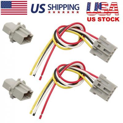 2 Sets 4pcs Rear Brake Tail Light Lamp Bulb Socket Connector Plug for Mazda