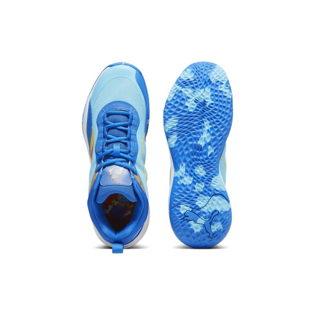 The Smurfs X Puma Playmaker Pro Jetpack Men Sneakers Blue Team-Royal For-All-Time-Red 379294-01