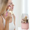 360 Rotating Luxury Brush Barrel Makeup Brush Storage Box Portable Desktop Cosmetic Organizer Lipstick Brushes Holder With Lid