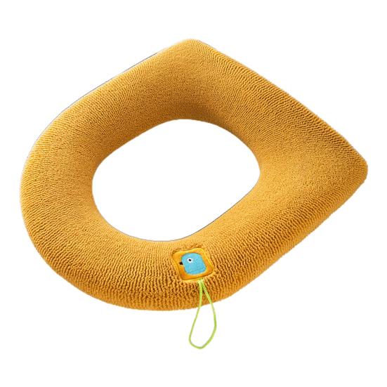 Home Bathroom Washable Winter Warm Seat Lid Soft Toilet Cover Mat Pad Cushion MIT