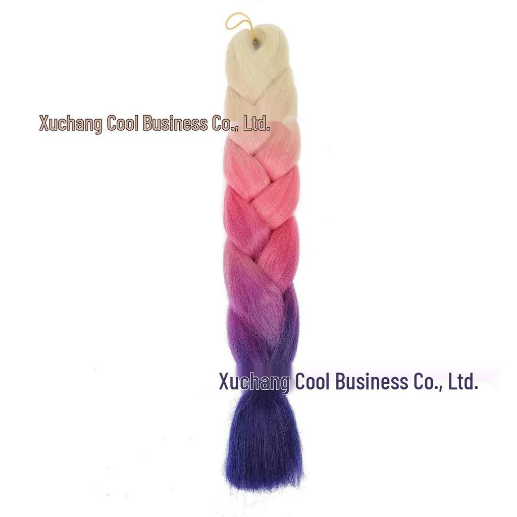 Three, Four, Five-Color Gradient High-Temp Fiber Jumbo Braid Material