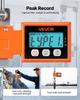 Digital Crane Scale, 1100 lbs/500 kg Max Capacity, Heavy Duty Industrial Hanging Scale with Cast Aluminum Case & LCD Display, 100 g Division & 3 Unit