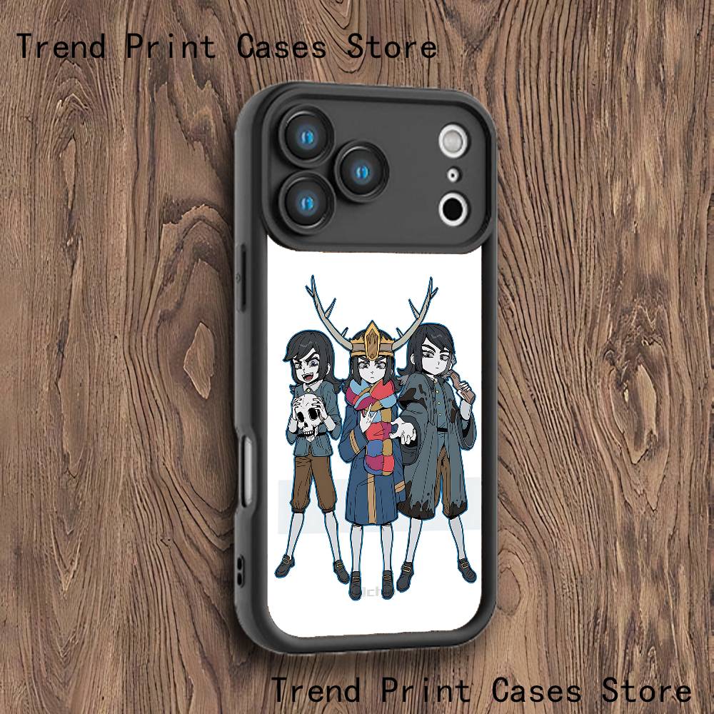 H-Haunted H-Hotel Abaddon Phone Case For iPhone 17,16,15,14,13,12,11,Pro,Max,Plus,X,XS,SE4,E,Mini Black Thickened Border Case