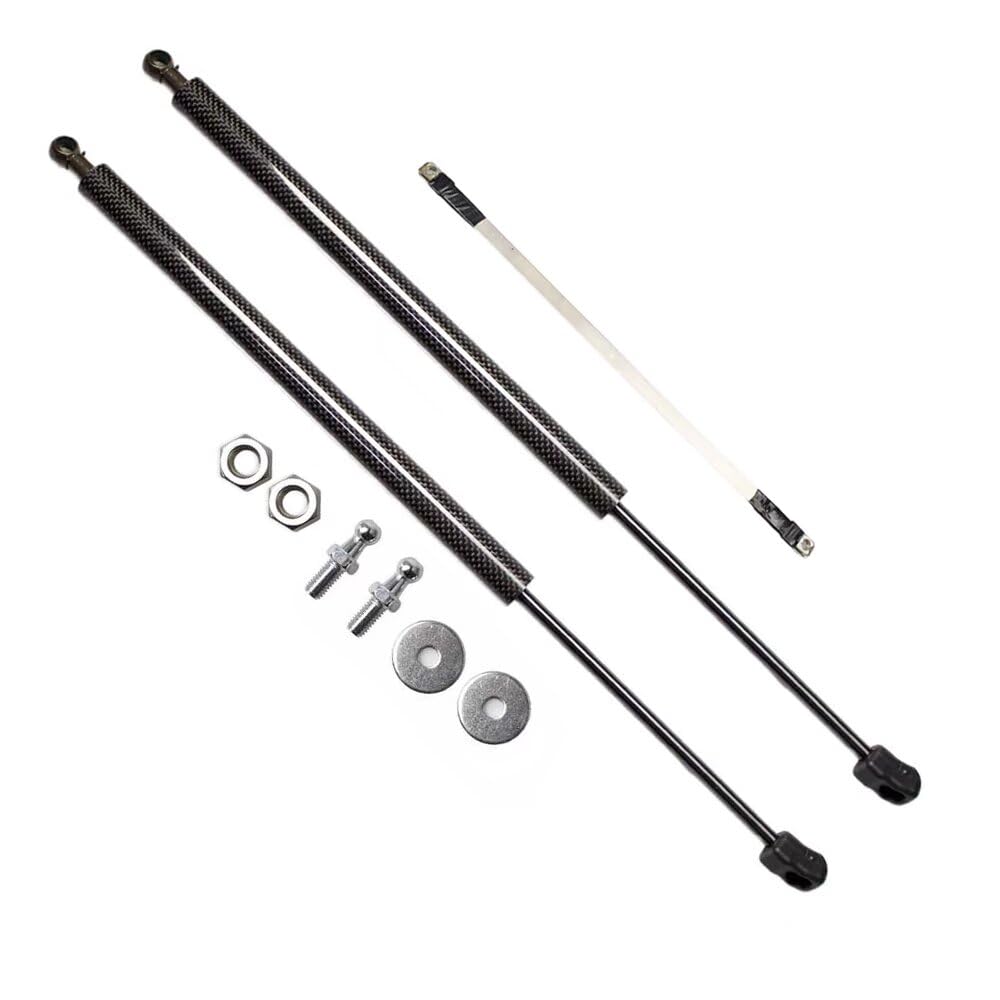 XIANGSHANG Bonnet Hood Dampers for Honda Crown Estate AZSH38W Set of 2 and Black Carbon with Japanese Installation Instructions AZSH39W, (Left Right), чёрный