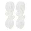150Pcs S Shaped Hooks Sturdy   Plastic Dual Ends Multipurpose Christmas Light Clips for Party Lights Decoration