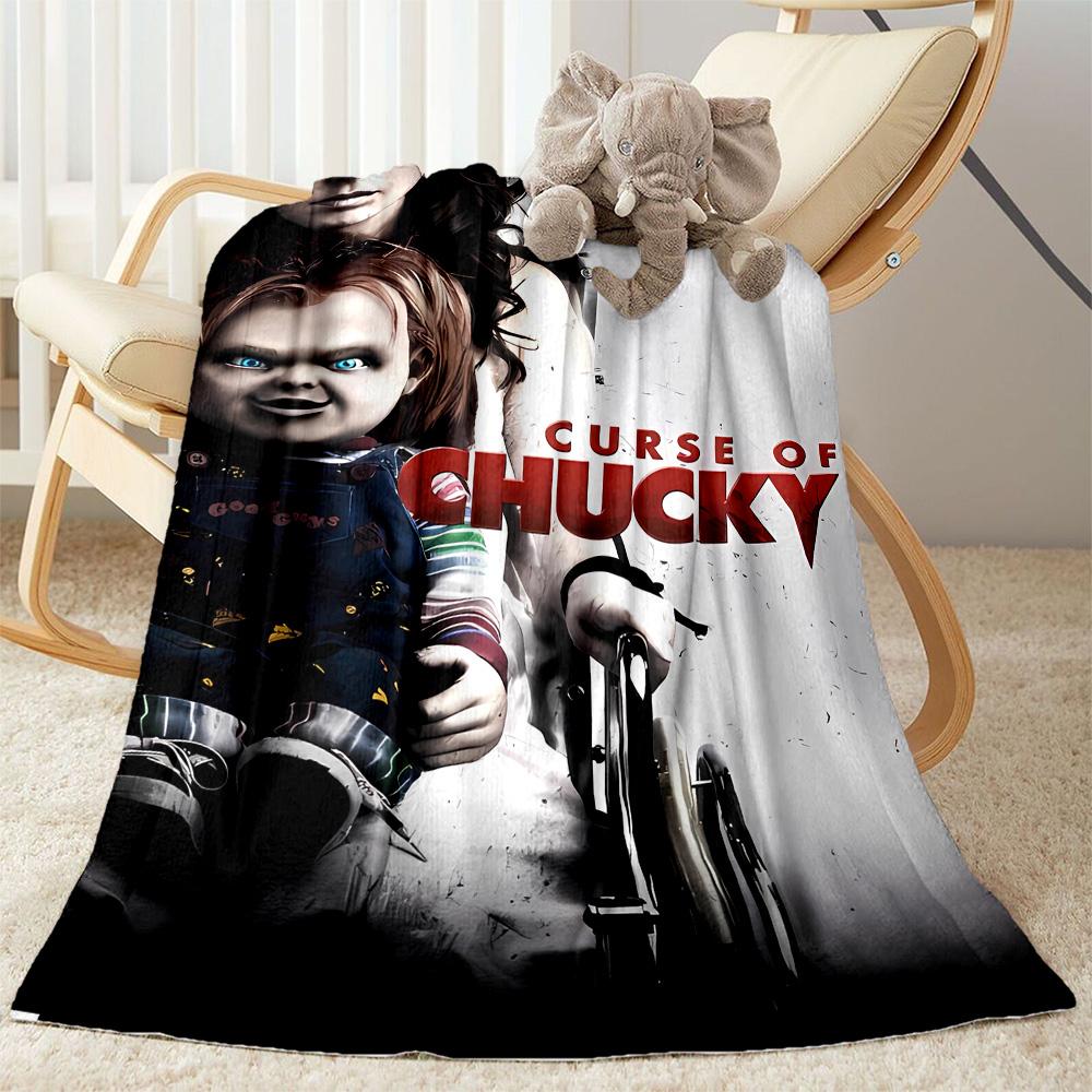 Chucky's Country Adventure Blanket Comfortable Perfect for Sofa Livingroom Couch Four Seasons Multipurpose Stylish Decor Gifts For Family Or Friends