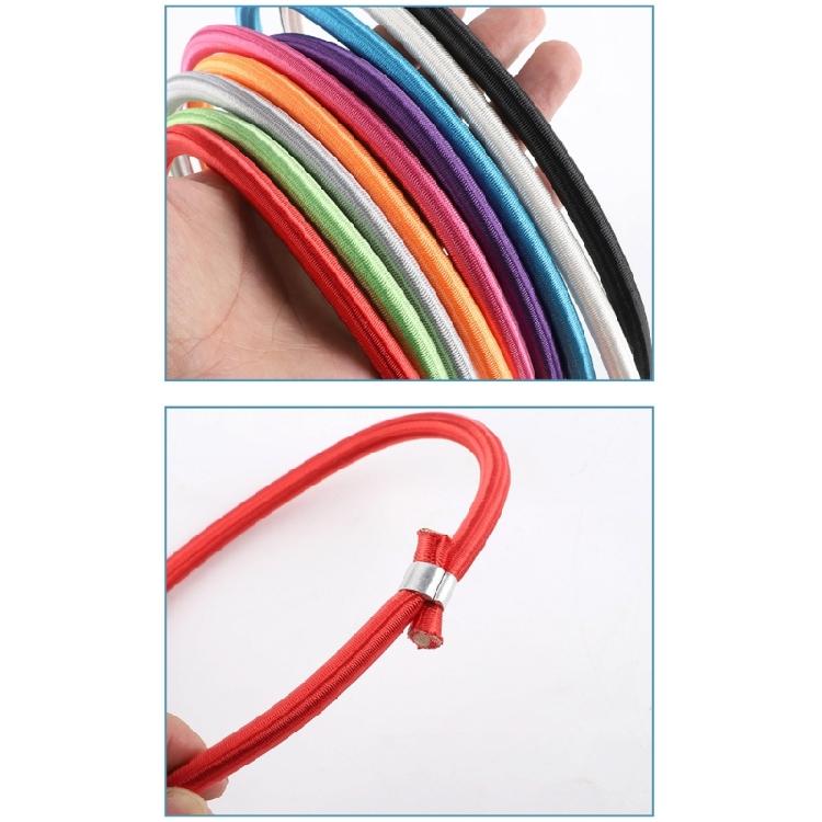10Pcs Trampoline Elastic Rope Bungee Cord Aluminum Buckles Stretch Cord for Fitness Trampoline Canopy Tent Easy to Use