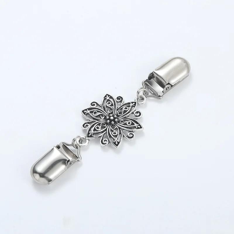 2 pcs of clothes clip brooch clip vintage clothing sweater cardigan shawl dress brooch clip shirt clip girl ladies