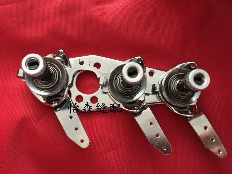Juki Double Needle Double Chain 380 Three Needle Yarn Trapper (Front And Rear)