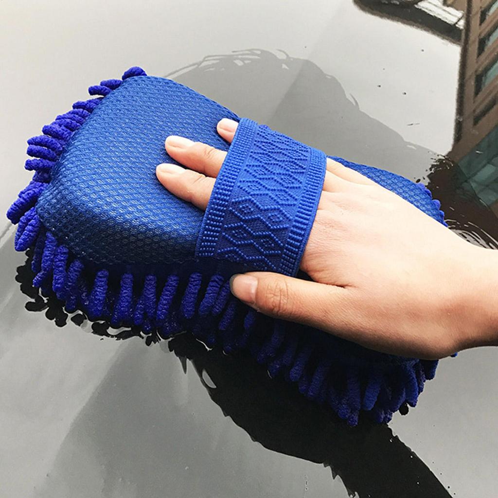 Car Wash Glove Car Cleaning Sponges Cleaning Tools Absorbent Auto Clean Scrub Car Washing Cleaner for Cars Motorhomes Caravans