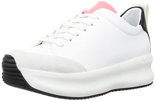 JILL STUART SHOE Women s Lace-Up Platform Sneakers 6514 W/ 24.5 cm E