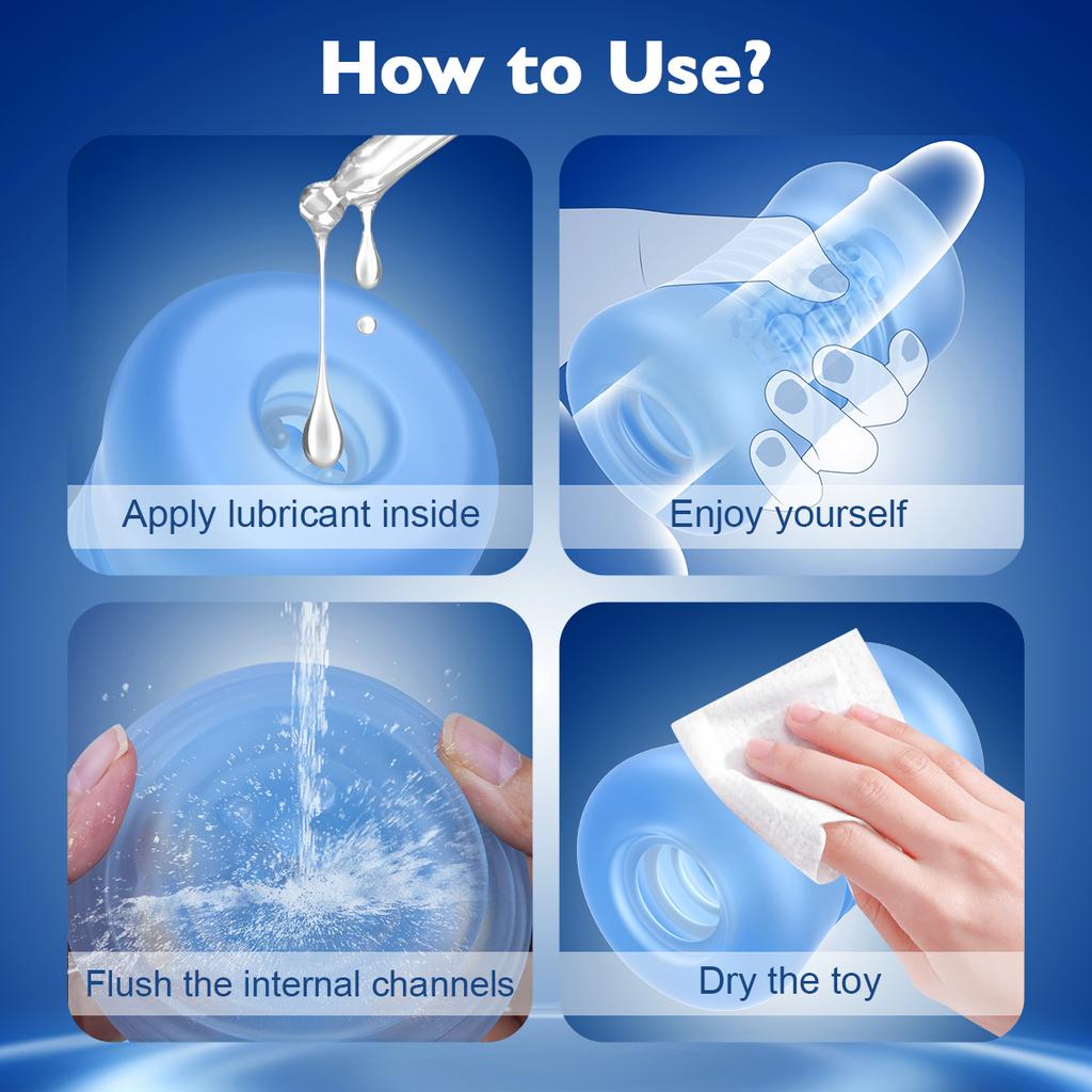 TPE Artificial Vagina Dual Channel Glans Sucking Sex Toys for Men Portable Male Masturbator Cup Delay Ejaculation Penis Massage