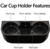 Car Cup Holder Auto Seat Gap Water Cup Drink Bottle Can Phone Keys Organizer Storage Holder Stand Car Styling Accessories