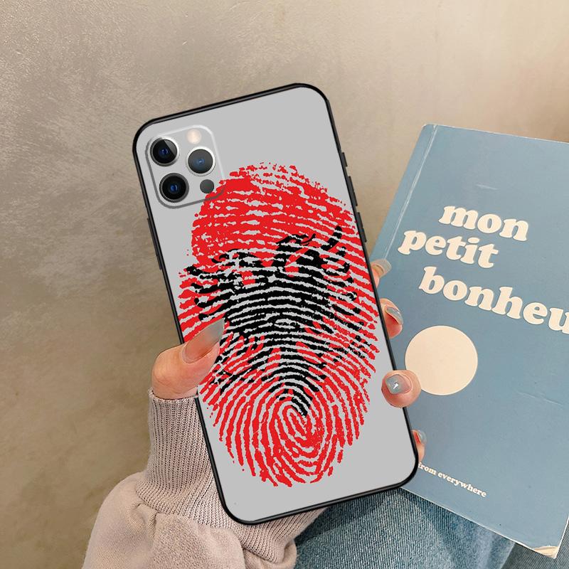 

Albania Flag Case For iPhone 17 Air 16 15 14 13 11 12 Pro Max 13 mini XR 15 16 Plus 16e Back Cover Shell iPhone 15Pro MAX