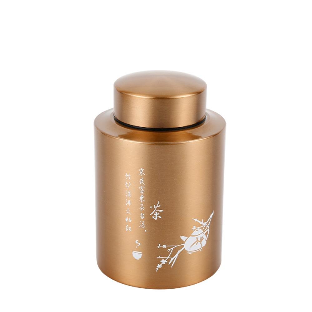 Creative Gift Stainless Steel Can Tea Storage Portable Damp-proof Tea Coffee Container Sealed Green Tea Tea Box