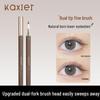 Kashir Dual-Tip Waterproof Quick-Dry Ultra-Fine Lower Eyeliner Pen for Under-Eye Lashes