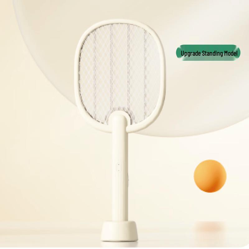 Rainbow Electric Mosquito Swatter with USB Charging and Lamp