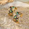SUYU Spring New Colorful and Colorful Earrings Fashionable Women's Design Personalized Small and Luxury Versatile Earring Gifts