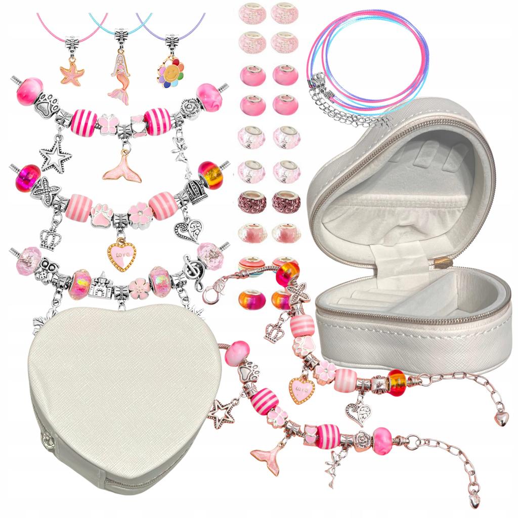 Jewelry Making Kit for Girls: Bracelets, Necklaces, Charms