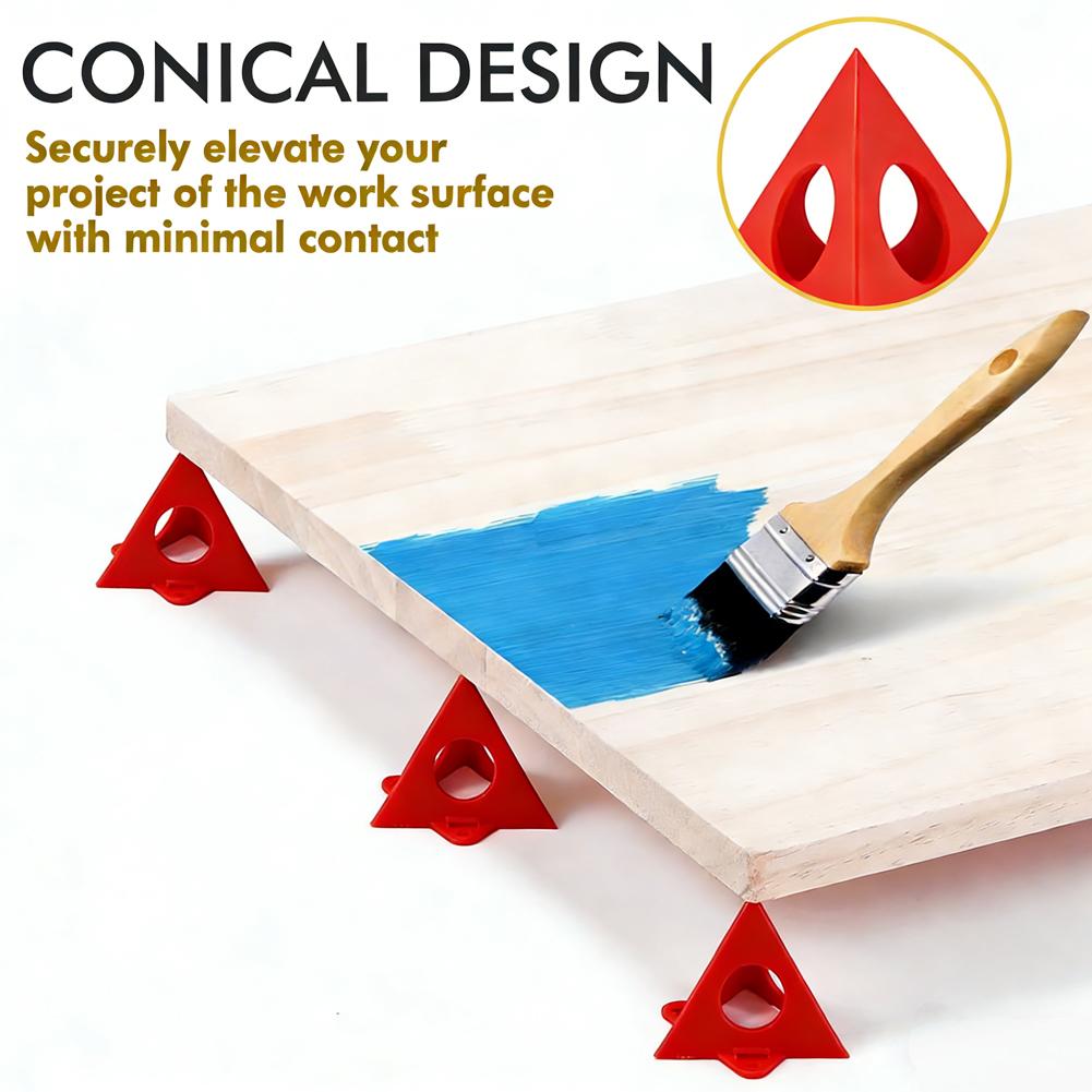 Pyramid Shaped Tripod Triangular Bracket Woodworking Paint Bracket Spray Painting Bracket Cushion Block Auxiliary Tool Set