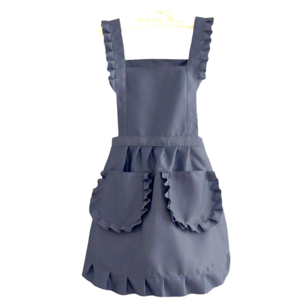 Waterproof Cooking Aprons Cotton Art Painting Apron Lovely Lace Aprons for Florist Shop