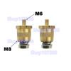 1 Pair Battery Terminal Connector Battery Pole Adapter Brass M6 Thread Positive Negative Battery Post Connector Terminal Adapter