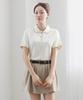 Keulleiseu Upf30 Certified Pk Short Sleeve T-Shirt With Collar Line Point_Black Line Collar