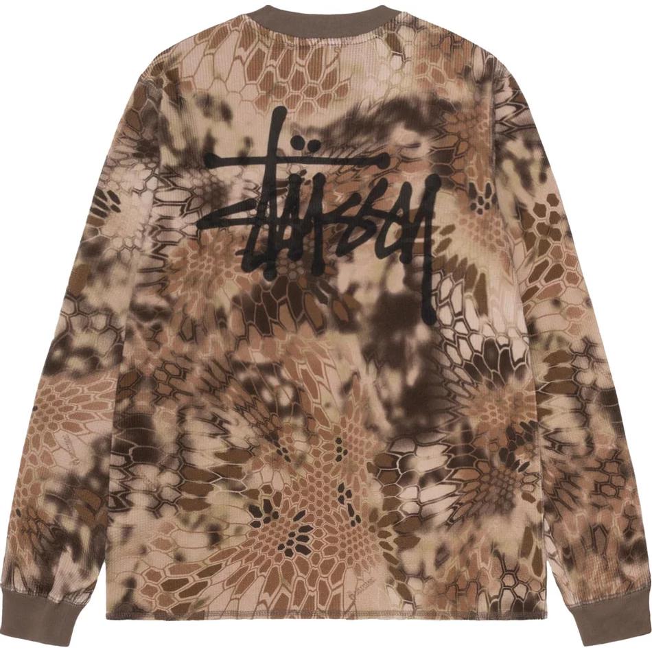 Stussy FW22 Letter Print Crewneck Pullover Long Sleeve Sweatshirt Men sweatshirt 1140336