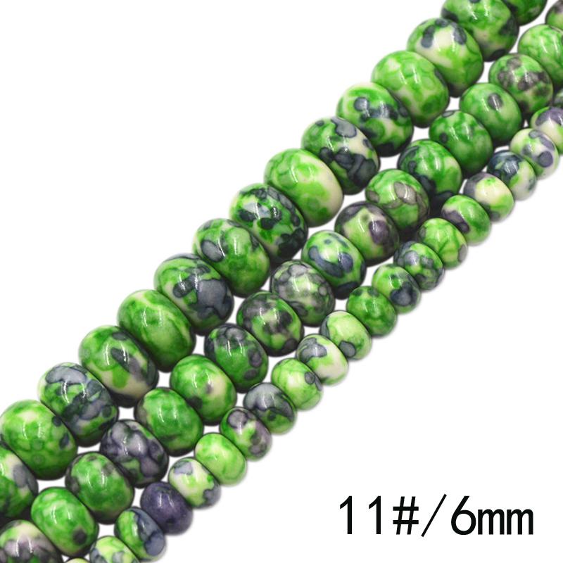 

Натуральные бусины для изготовления украшений 6 mm темно-зеленого