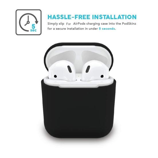 Shockproof Soft Silicone Protector Case Cover Shield for Apple AirPods Earphones