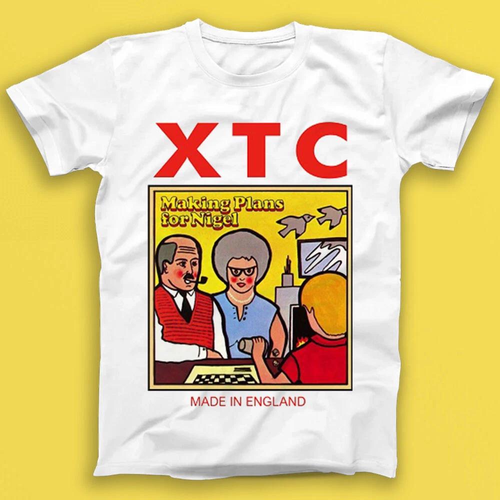 

XTC Составляют планы на Найджела Панк-рок Музыкальный подарок Футболка 1879 3XL