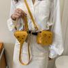 Bolso Bandolera de Bloque de Queso Lindo Triángulo Cuadrado Cartera de Queso Bolso Pequeño Bandolera con Correa Ajustable para Monedas Llaves Pintalabios