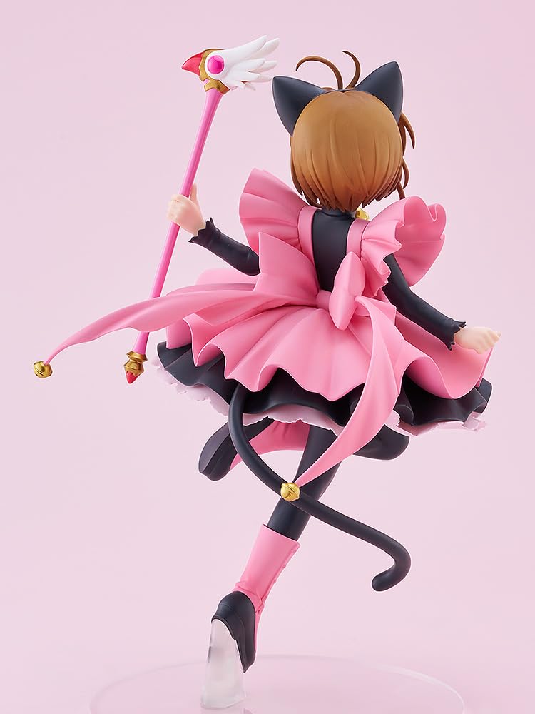 Good Smile Company POP UP PARADE Cardcaptor Sakura Clow Card Arc Kinomoto Sakura Black Cat Costume L size Plastic Painted Complete Figure Ver.
