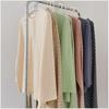 Women's Milk Silk Checkerboard Pajama Set - Round Neck, Long-Sleeve, Self-Contained Breast Pads for Spring and Autumn