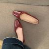 Womens Spring New Fashion Square Toe Designer Loafers Outdoor Walking Comfortable Shallow Mouth Lightweight Flat Shoes