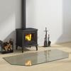 VidaXL Glass Plate for Hexagonal Fireplace 120x60 Cm 324144