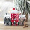Charming Resin Village Incense Cone Holder Unique Decorative Piece For Holiday Decor